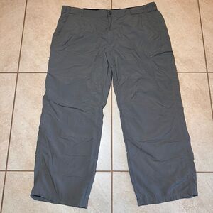 Eddie Bauer Sport Pants Mens Size 40x30 Grey Stretch Outdoor Hiking‎ Activewear